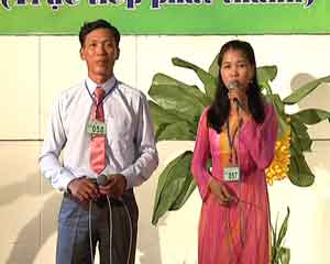 Thí sinh: Văn Sỹ - Tuyết Liễu (SBD: 058) Lưu thủy (12 câu) - Hoa tím bằng lăng (câu 4, 6) (Sáng tác: Linh Châu) - 02/03/2013