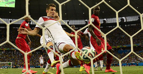 Đức 2 - 2 Ghana (World Cup 2014, bảng G)